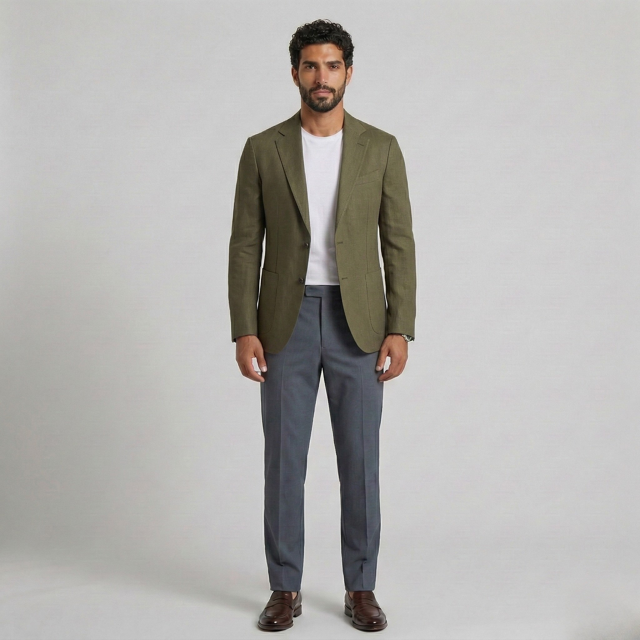 Moderne skræddersyet casual blazer