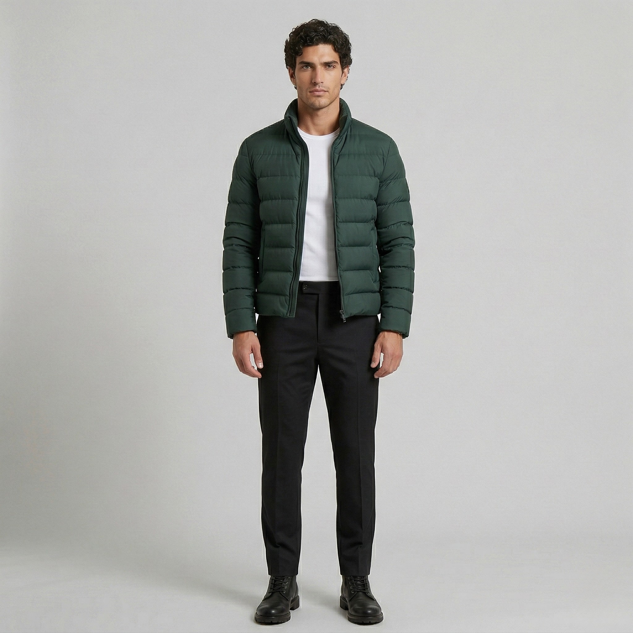 Letvægts quiltet dunjakke