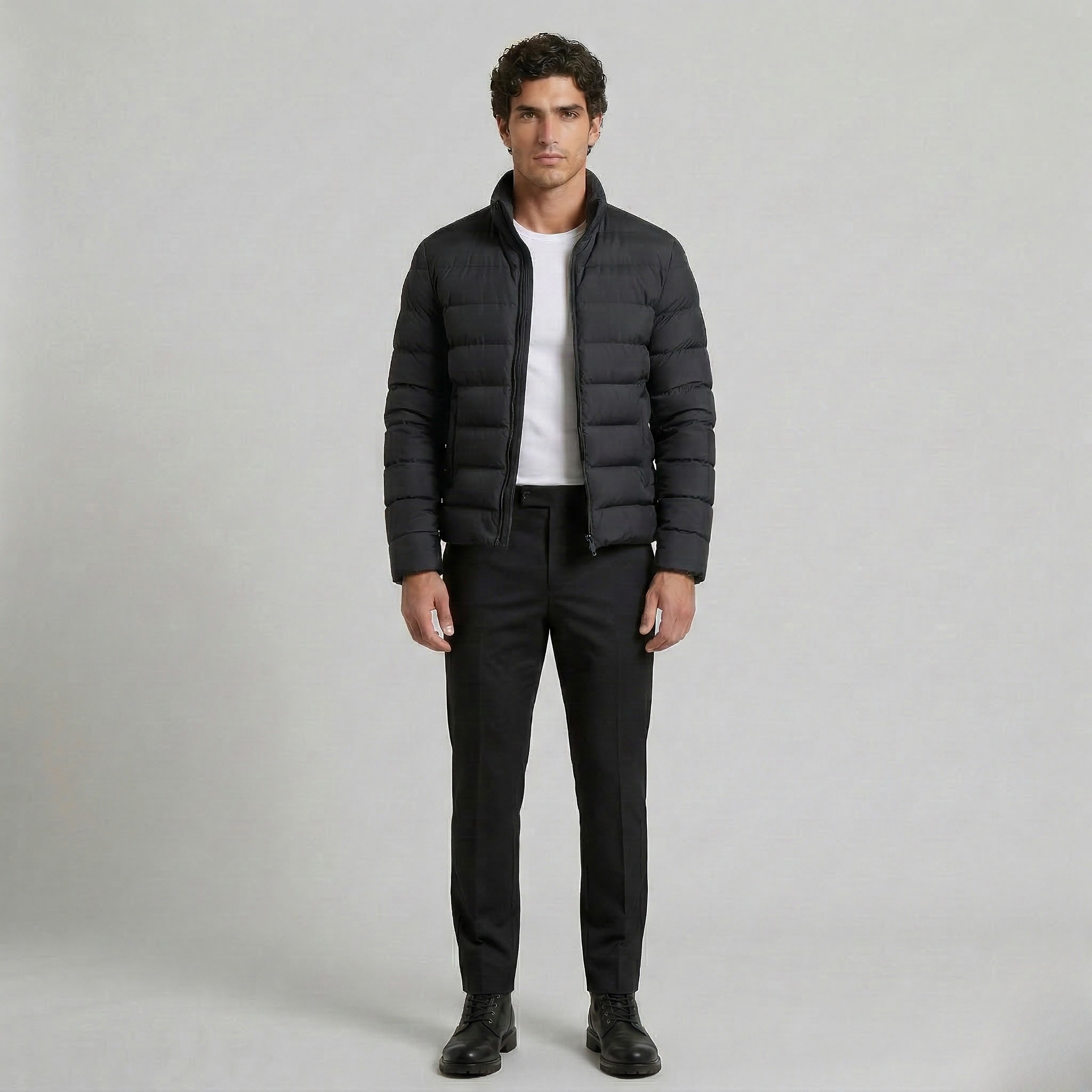 Letvægts quiltet dunjakke