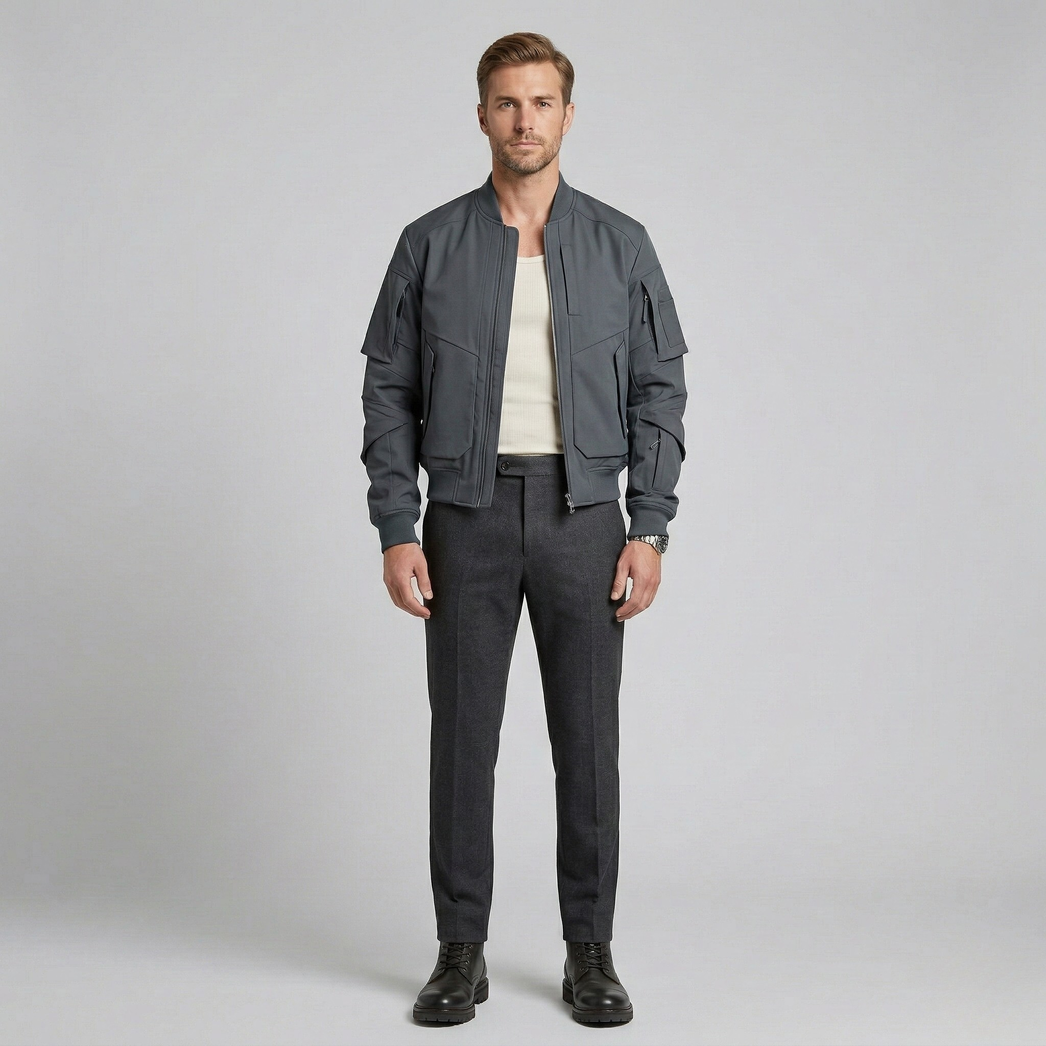 Utility Pocket Tech bomberjakke