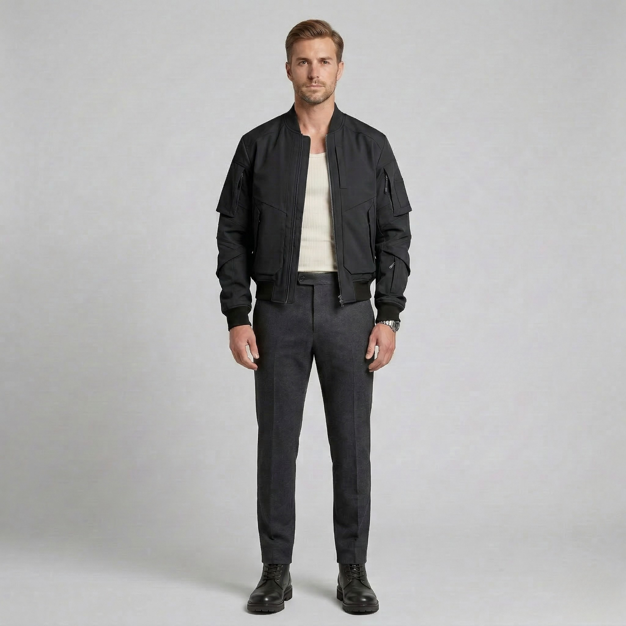 Utility Pocket Tech bomberjakke