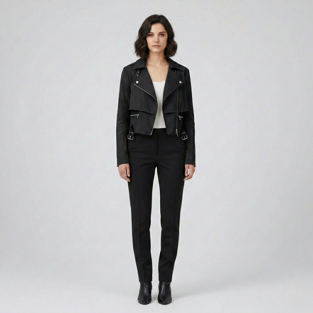 Kort motorcykeljakke