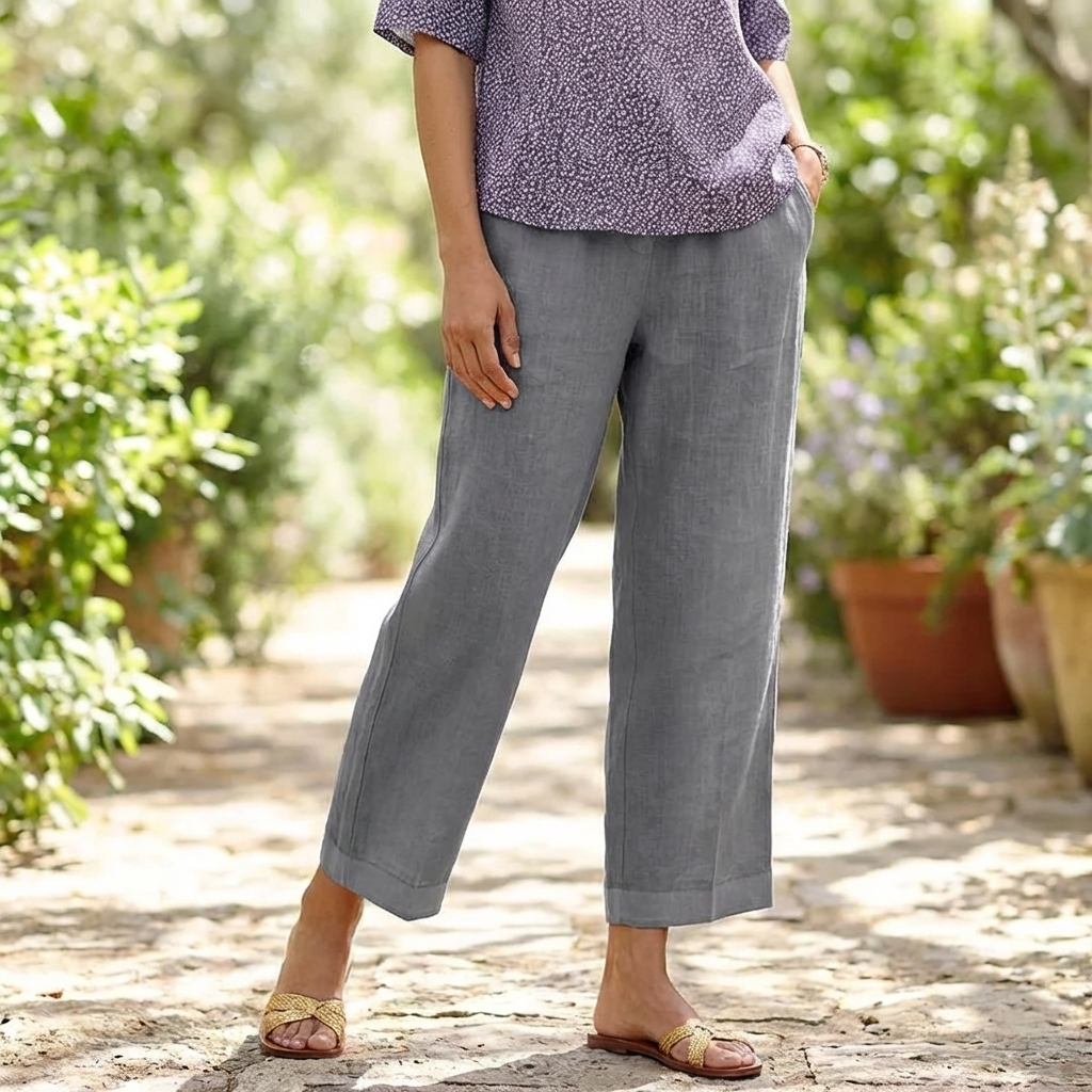 Bukser med Løs Pasform | Lige Ben | Let & Komfortabel Stil