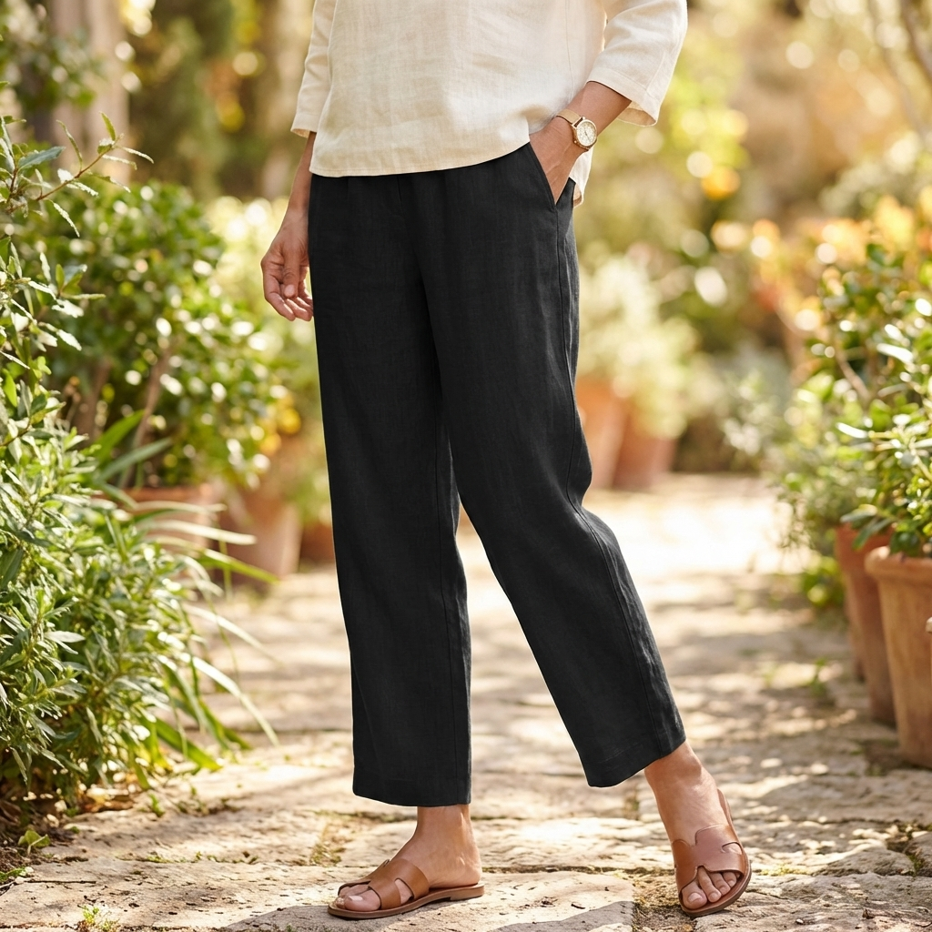 Bukser med Løs Pasform | Lige Ben | Let & Komfortabel Stil