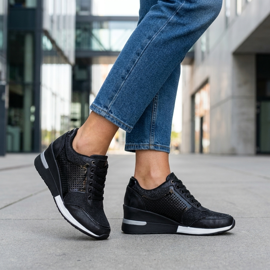 Sneakers til kvinder med Åndbart Mesh Design | Komfortabel Pasform | Moderne Hverdagsstil