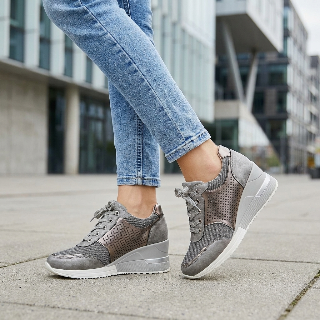 Sneakers til kvinder med Åndbart Mesh Design | Komfortabel Pasform | Moderne Hverdagsstil