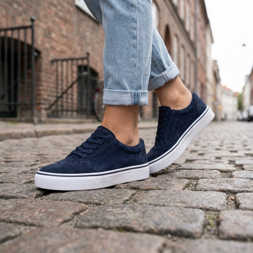 Casual Sneakers til Kvinder med Plateausål | Snørelukning & Brogue-detaljer | Komfortabel & Moderne Hverdagsstil
