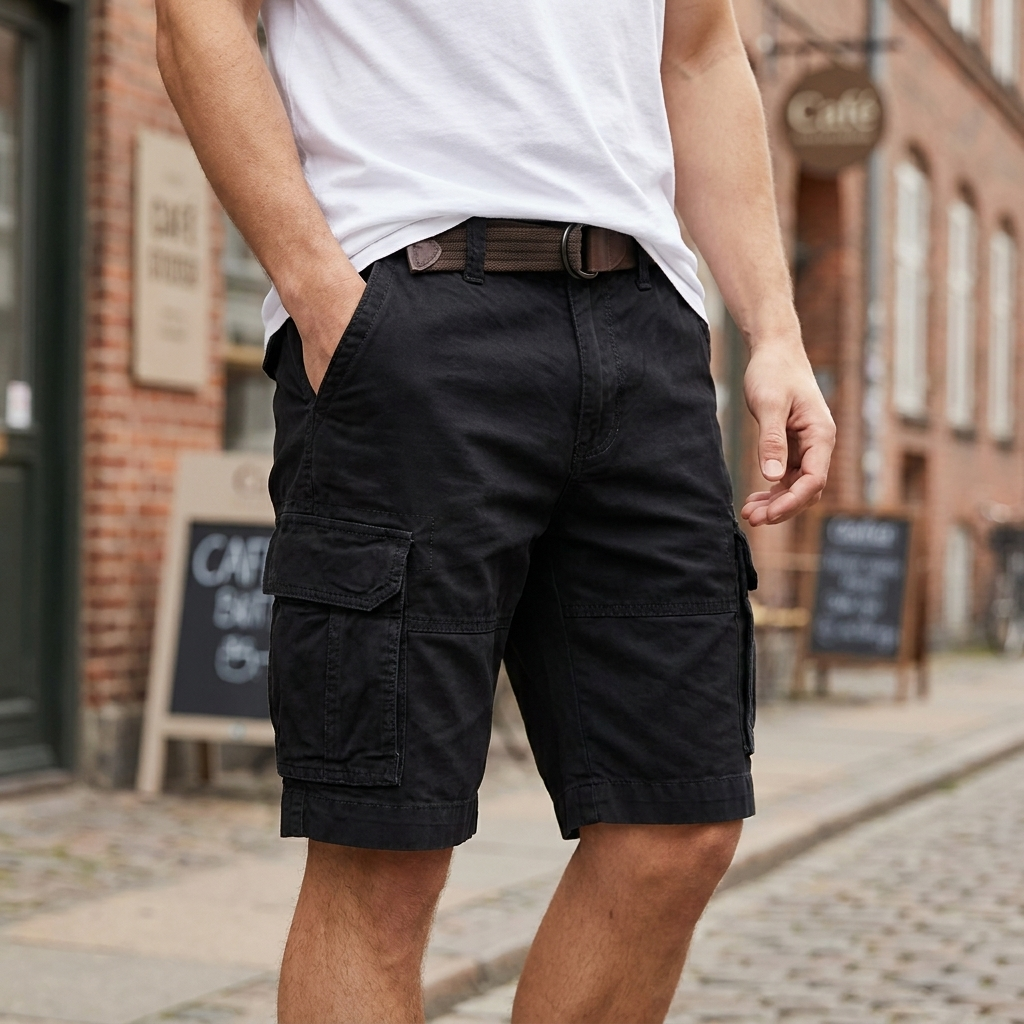 Cargo-shorts med Praktiske Lommer | Slidstærkt Design & Komfortabel Pasform | Ideelle til Hverdag og Outdoor