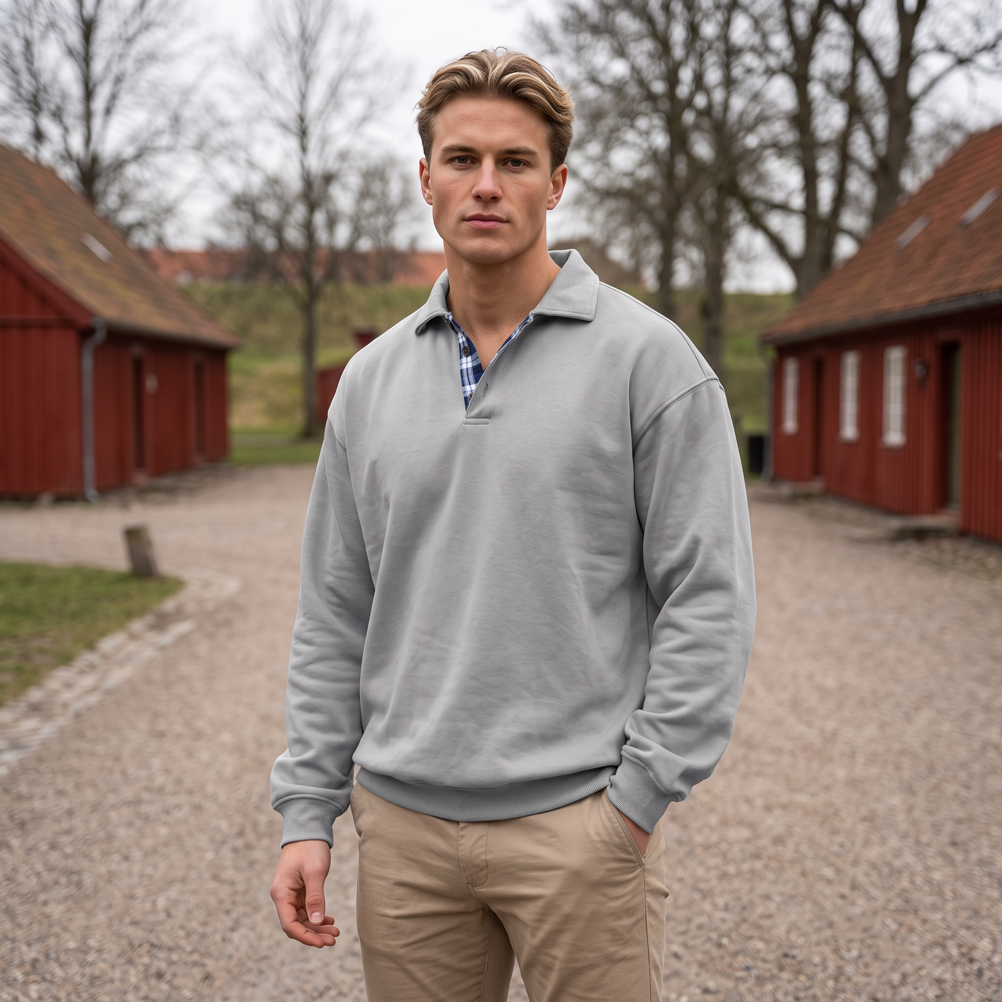 Premium Afslappet Strikpolo med Klassisk Krave | Blød Strikkvalitet & Afslappet Pasform | Komfortabel Stil til Hverdag