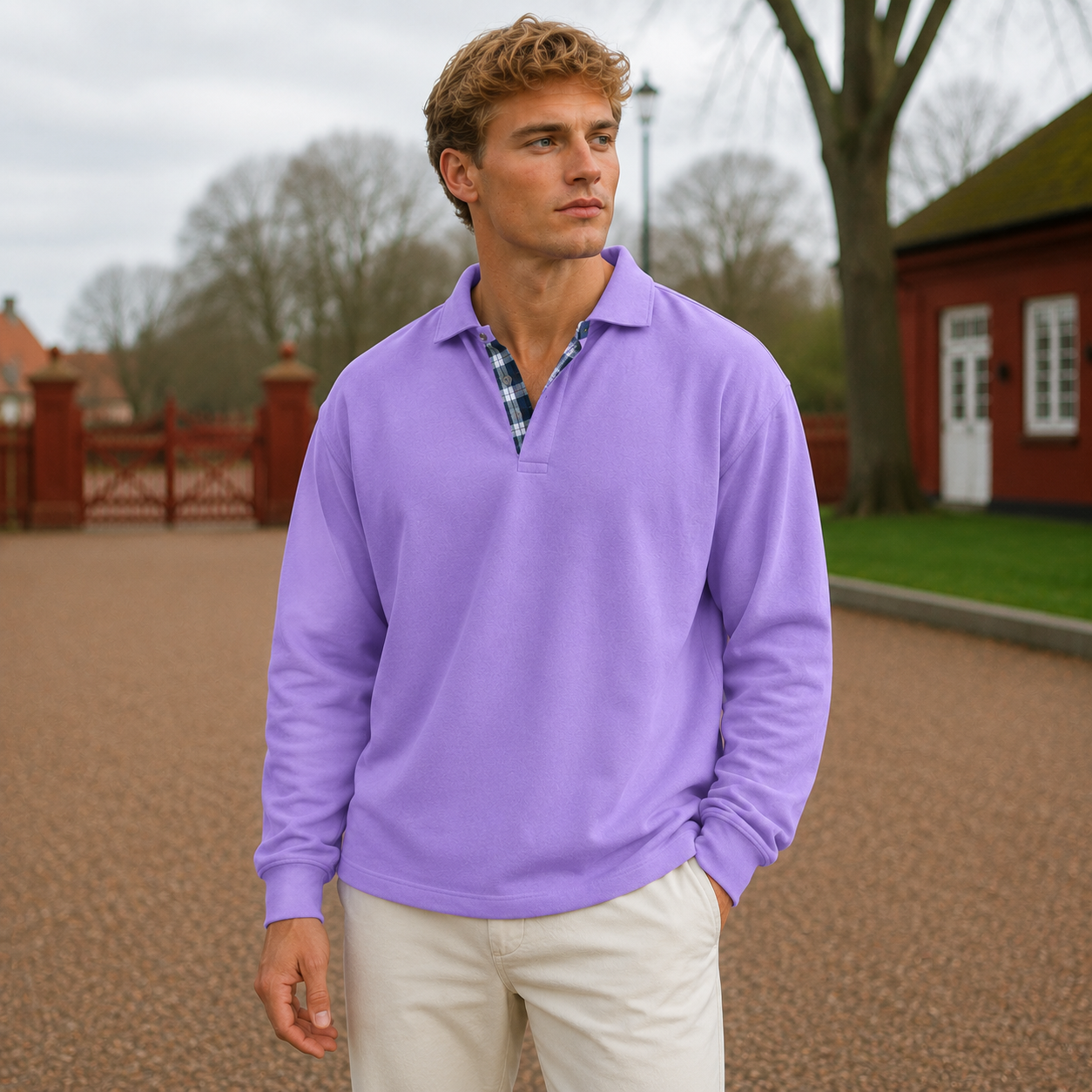 Premium Afslappet Strikpolo med Klassisk Krave | Blød Strikkvalitet & Afslappet Pasform | Komfortabel Stil til Hverdag