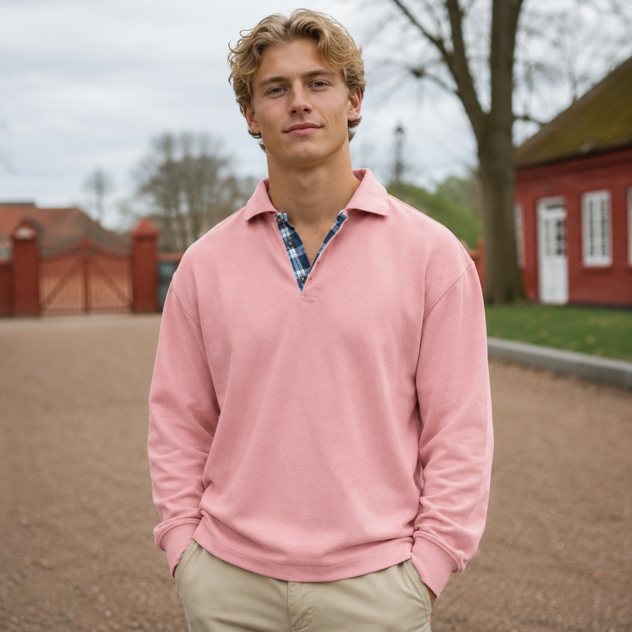 Premium Afslappet Strikpolo med Klassisk Krave | Blød Strikkvalitet & Afslappet Pasform | Komfortabel Stil til Hverdag