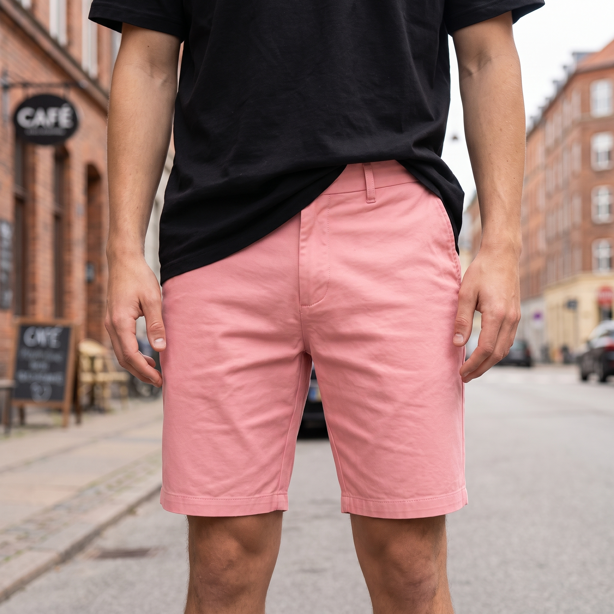 Skræddersyede Sommershorts Til Mænd Med Elegant Pasform Og Klassiske Detaljer