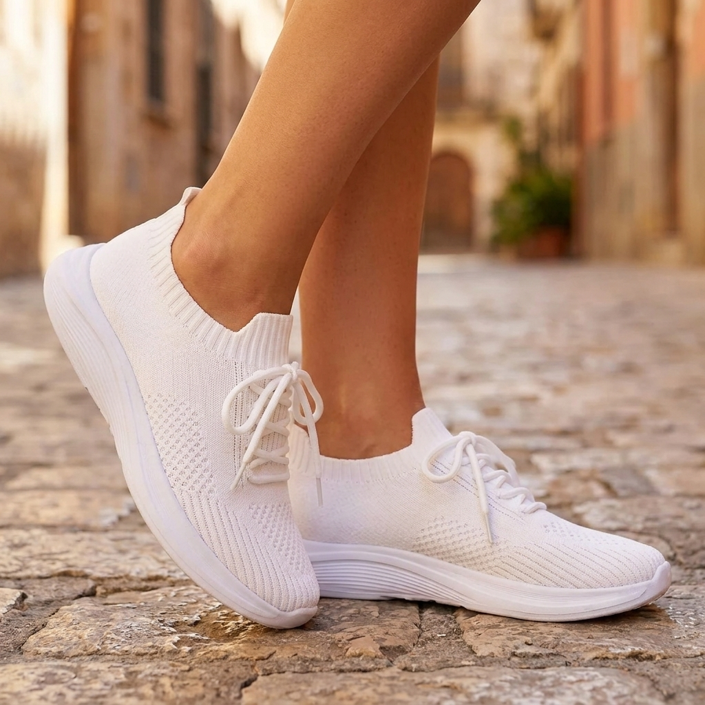 Sneakers med snørelukning & fleksibel sål | Letvægt & åndbart design | Komfort & Aktiv Hverdagsstil