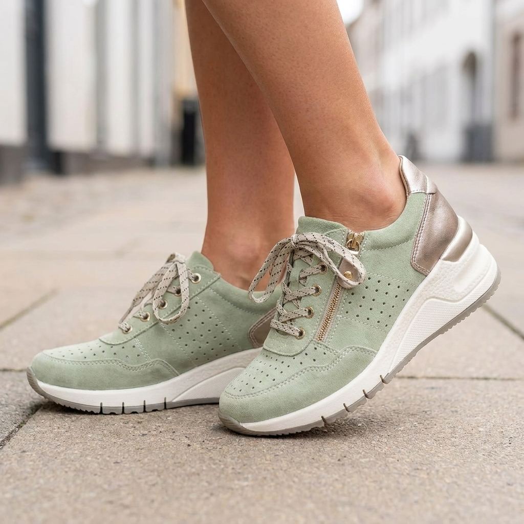 Sneakers med Snørelukning | Åndbart Design & Fleksibel Pasform | Komfort & Moderne Hverdagsstil