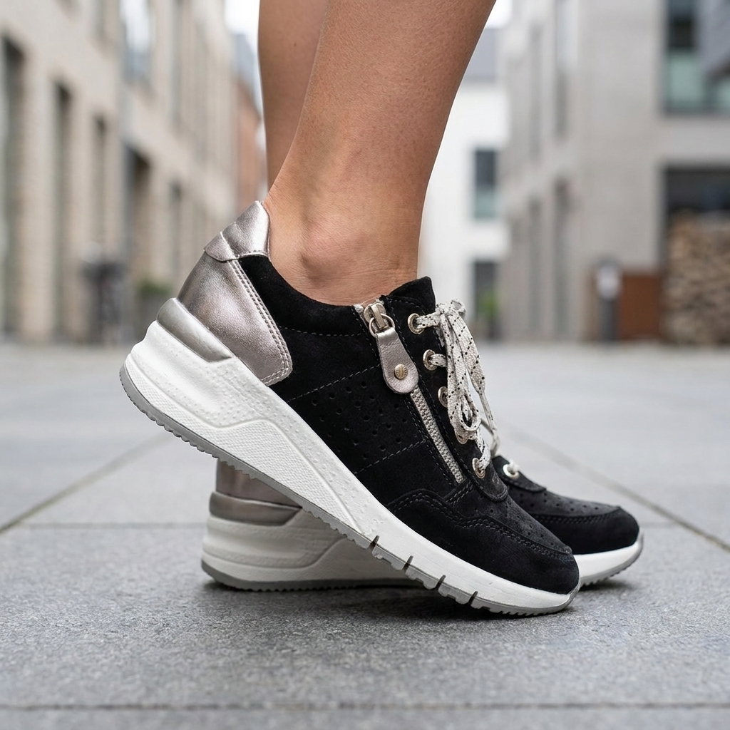 Sneakers med Snørelukning | Åndbart Design & Fleksibel Pasform | Komfort & Moderne Hverdagsstil