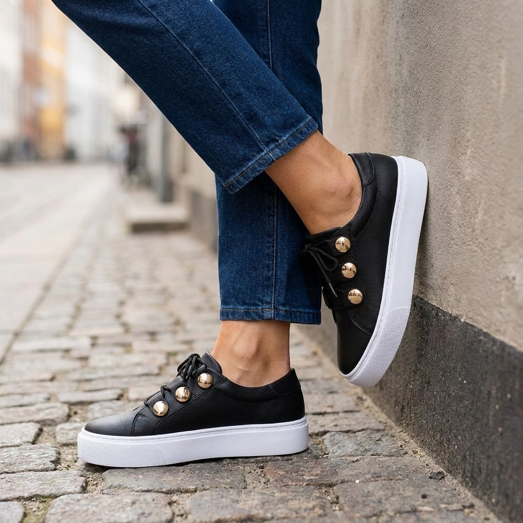 Lette sommersneakers til kvinder | Plateausål & elegante detaljer | Trendy & Komfortabel Hverdagsstil